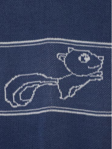 Blusão Tricot Infantil Para Menino - AZUL