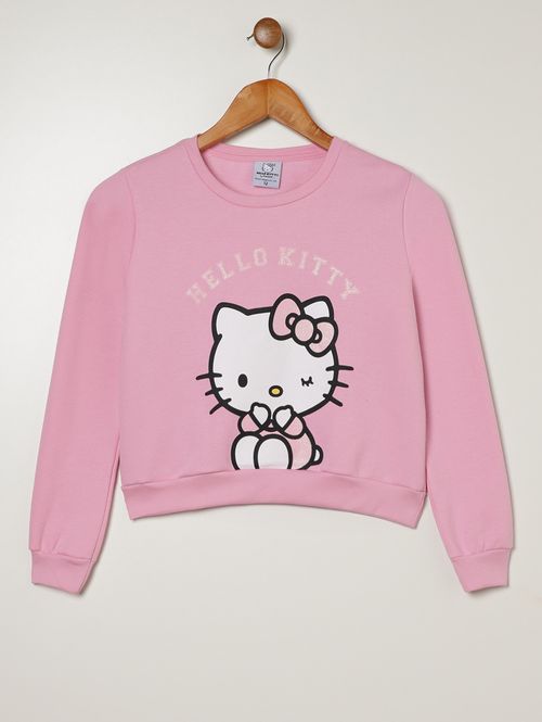 Moletom Juvenil Para Menina - ROSA