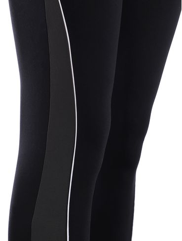Calça Legging Fitness Com Recortes Vels Feminina PRETO