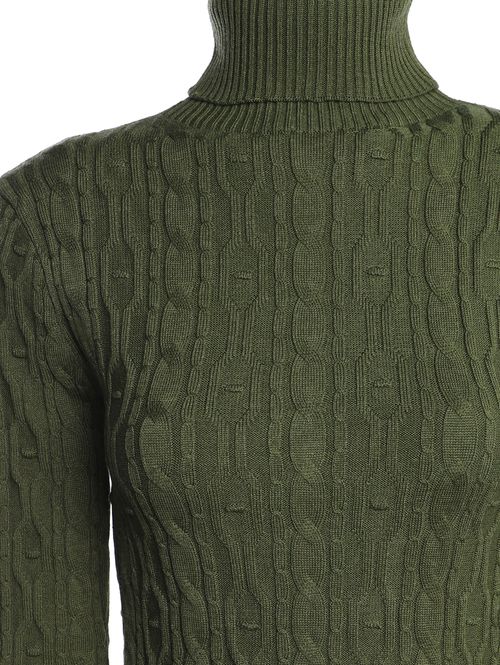 Blusão Tricot Manga Longa Feminino VERDE