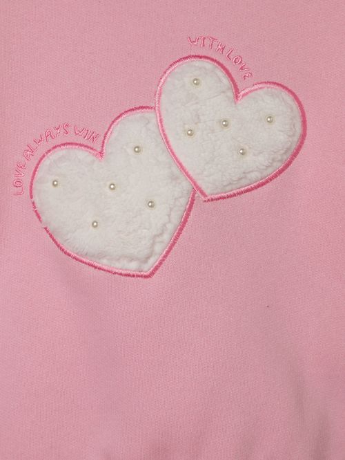 Moletom Infantil Para Menina - ROSA CLARO