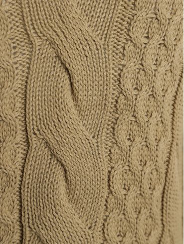 Blusão Tricot Gola Alta Feminino AREIA