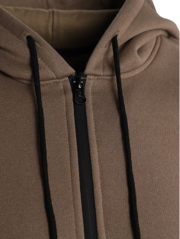 Jaqueta Moletom com Capuz Vels Masculina CAQUI