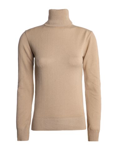Blusa de Tricot Gola Alta Feminina BEGE
