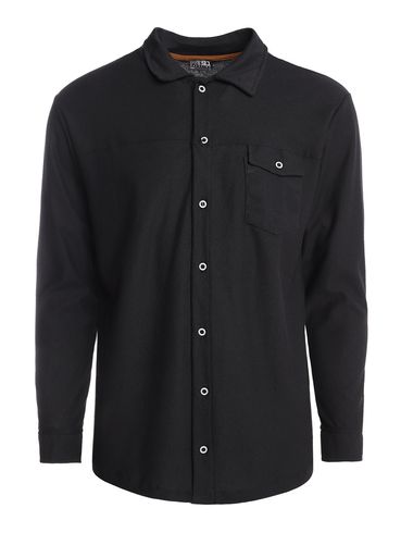 Camisa Manga Longa Masculina PRETO