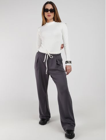 Body Manga Longa Autentique Feminina OFF WHITE