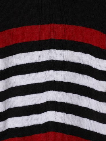 Blusão Tricot Manga Longa Juvenil Para Menino - PRETO