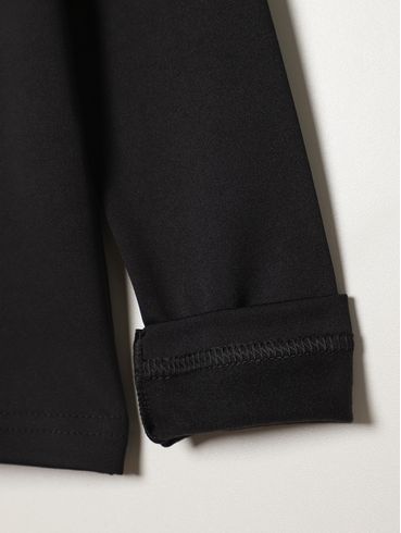 Camiseta Térmica Juvenil Para Menina - PRETO