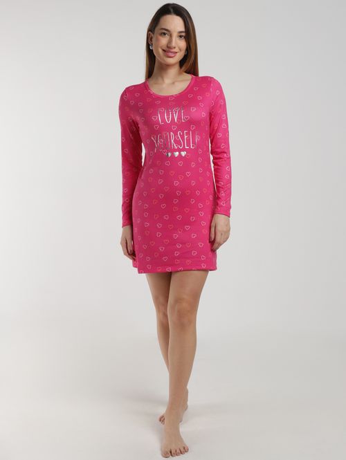 Camisola Tricot Estampada Feminina ROSA