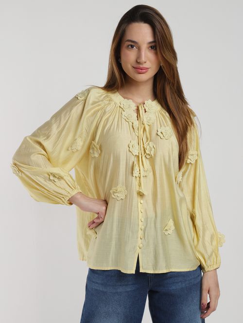 Camisa Eagle Rock Feminina AMARELO