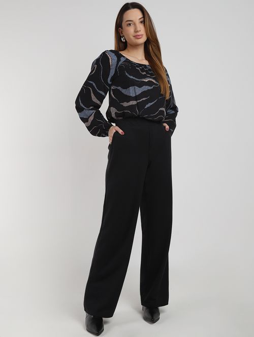 Blusa Manga Longa Feminina AZUL