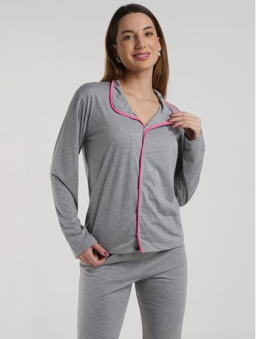 Pijama Americano Feminino MESCLA
