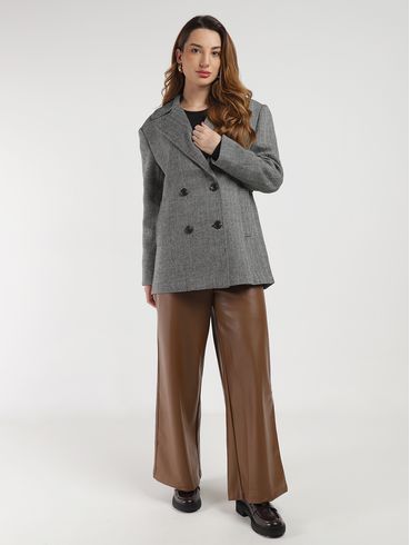 Casaco Longo Autentique Feminino CINZA