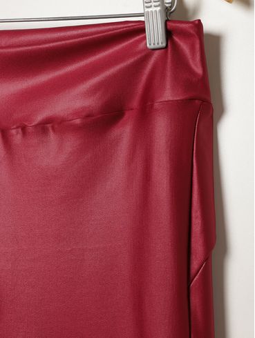 Calça Legging Cirrê Vels Plus Size Feminina BORDO