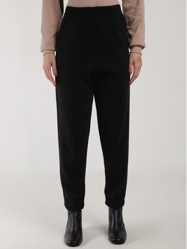 Calça Tricot Reta Feminina PRETO