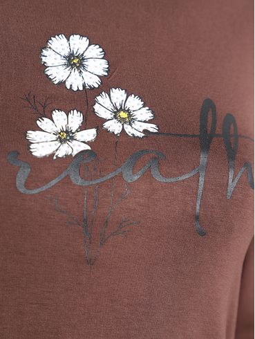 Blusa Manga Longa Feminina MARROM