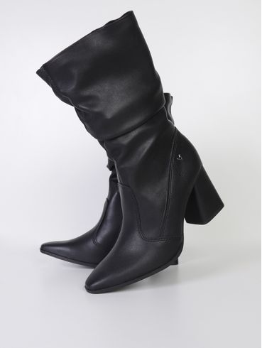 Bota Slouch Cano Médio Mississipi Feminina PRETO