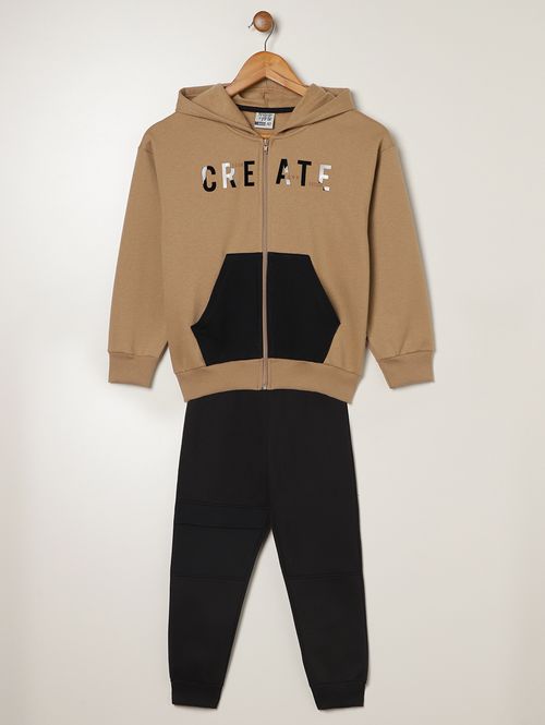 Conjunto Longo Infantil Para Menino - CAQUI