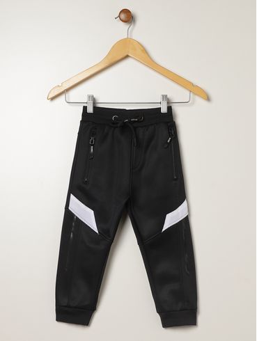 Calça Esportiva Infantil Para Menino - PRETO