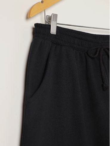 Calça Moletom Jogger Plus Size Feminina PRETO