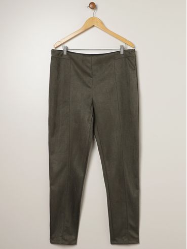 Calça Suede Plus Size Feminino VERDE