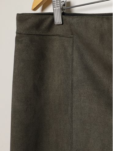 Calça Suede Plus Size Feminino VERDE