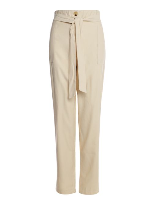 Calça Alfaiataria Reta Feminina OFF WHITE