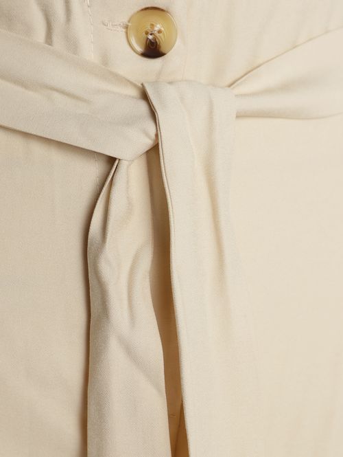 Calça Alfaiataria Reta Feminina OFF WHITE