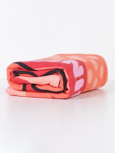 Toalha Minnie Mouse Lepper Infantil VERMELHO