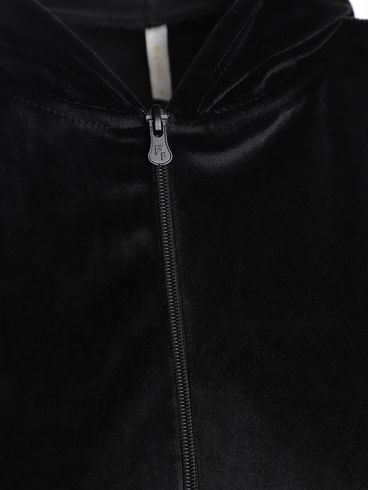 Jaqueta Plush Feminina PRETO