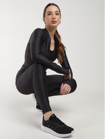 Jaqueta Cirrê Vels Feminina PRETO