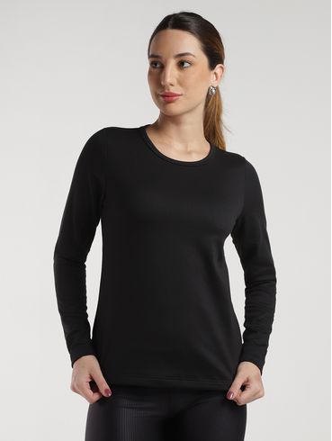 Blusa Térmica Feminina PRETO