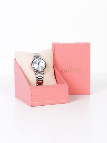 Relógio Condor Feminino PRATA