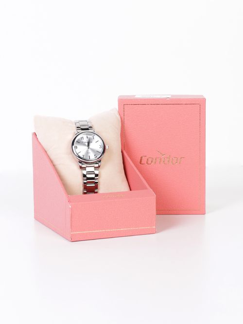 Relógio Condor Feminino PRATA