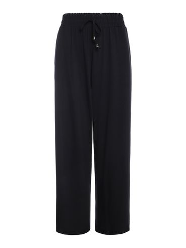 Calça Moletinho Wide Leg Autentique Feminina PRETO
