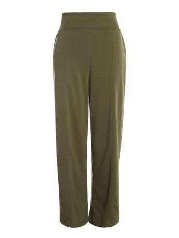 Calça Moletinho Wide Leg Feminina VERDE