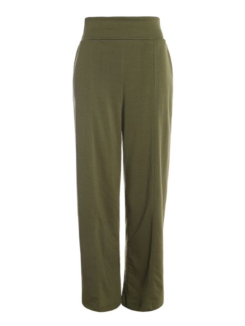 Calça Moletinho Wide Leg Feminina VERDE