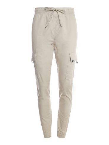 Calça Sarja Jogger Cargo Masculina AREIA