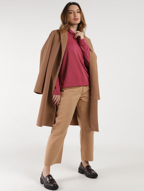 Blusa Malha Tricot Autentique Feminina ROSA