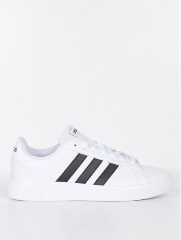 Tênis Casual Grand Court Base 2.0 Adidas Feminino BRANCO/PRETO