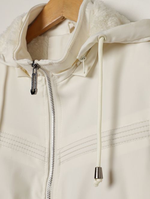 Jaqueta Juvenil Para Menina - OFF WHITE