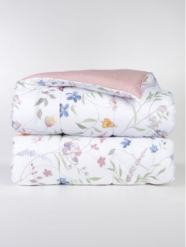 Edredom Casal  Toque Acetinado Altenburg ROSA
