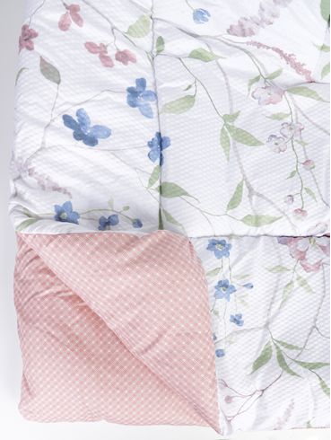 Edredom Casal  Toque Acetinado Altenburg ROSA