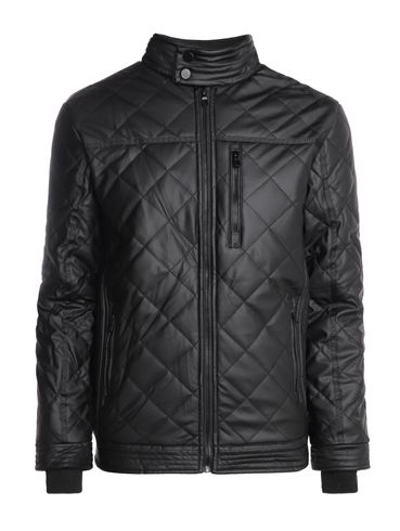 Jaqueta PU Elétron Masculina PRETO