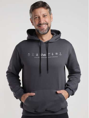 Moletom com Capuz Masculino CHUMBO