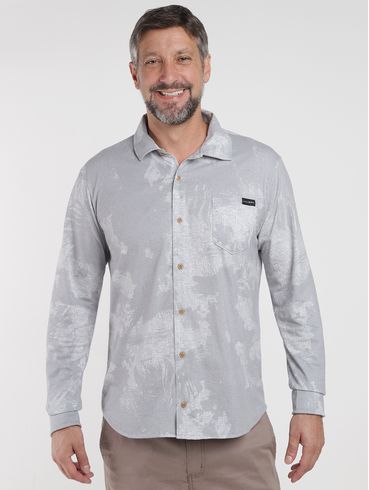 Camisa Manga Longa Masculina OFF WHITE