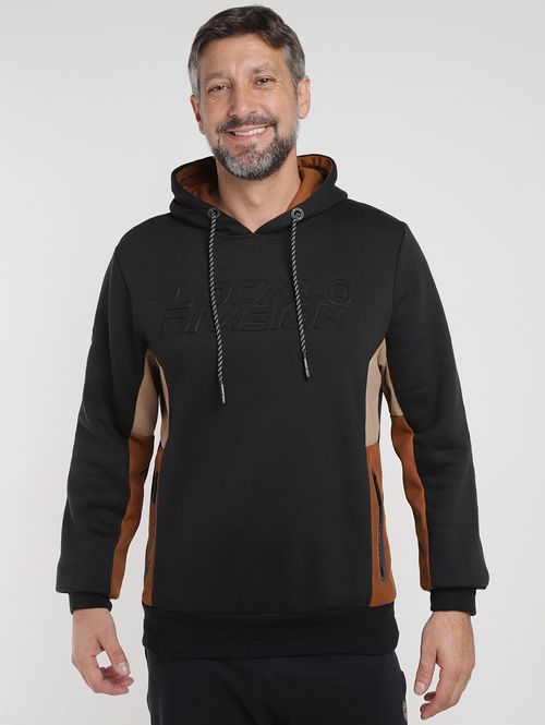 Moletom Com Capuz Masculino PRETO