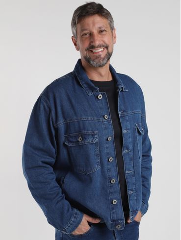 Jaqueta Jeans Masculina AZUL