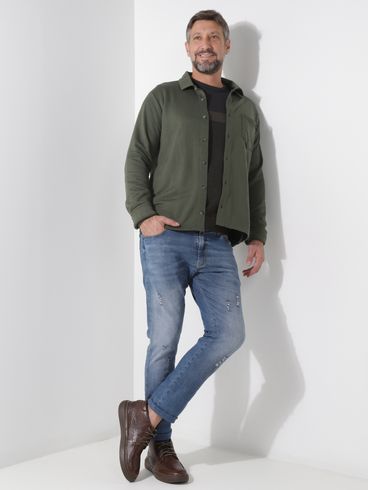 Calça Jeans Skinny Eletrón Masculino AZUL