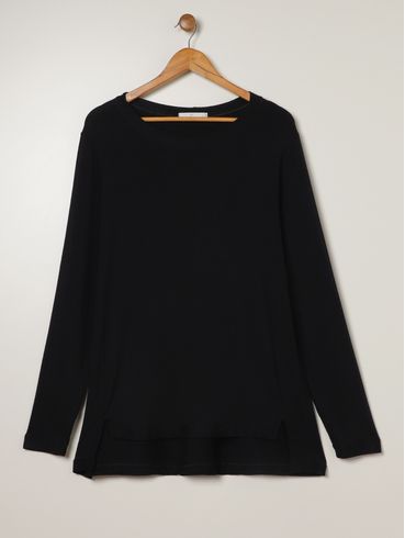 Moletom Mullet Plus Size Feminino PRETO